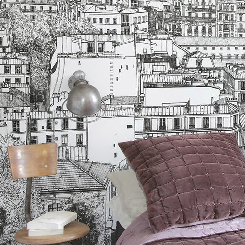 Современный обои - Papier peint Montmartre BIG Panoramique - Ohmywall - панорамный / городской мотив / сцены из жизни