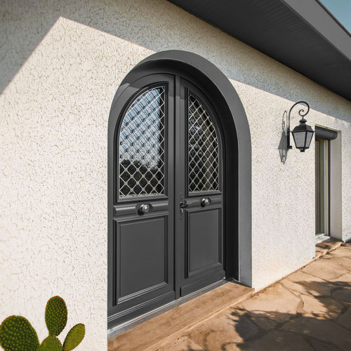 Входная дверь - LUTECE - ZILTEN - из дуба / створчатая / классическая