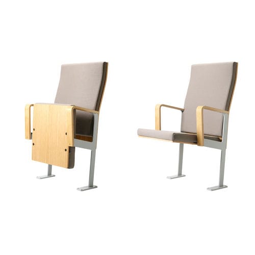 Стул для аудитории из ткани - ALTO - Race Furniture - из дерева / обитый / складной