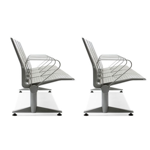 Сидения на опоре из дерева - EGLIN ES PLATFORM - Race Furniture - 4 места / современное