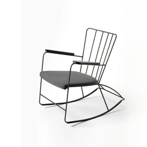 Современное кресло - THE ROCKER - Race Furniture - из ткани / для наружного применения / откидное