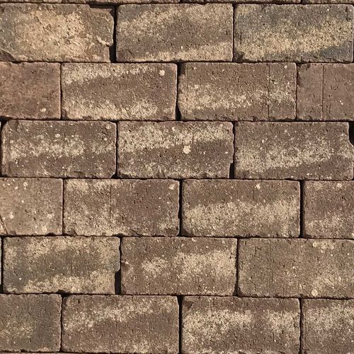 Напольная плитка из глины - RUMBLED BLUFFS - PINE HALL BRICK - для наружного применения / для интерьера / старинная