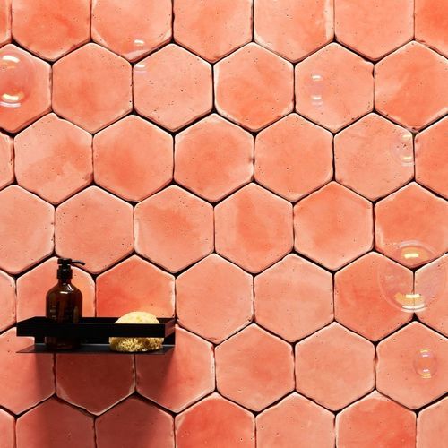 Плитка из терракоты - CORAL  - SaldaMena SC - глянцевая / для интерьера / для гостиной