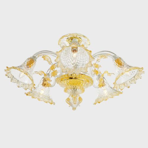 Классический потолочный светильник - GOLD APOLLO - Sogni di Cristallo - из муранского стекла / LED / ручной работы