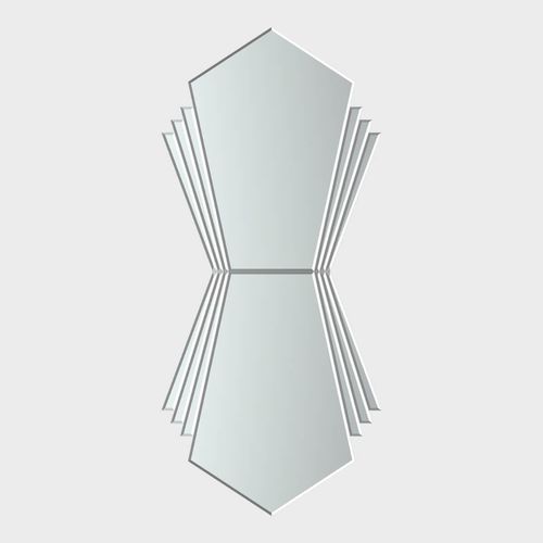 Настенное зеркало - DUETTO  - Sogni di Cristallo - венецианский стиль / угловое / из муранского стекла