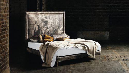 Двуспальная кровать - FELIX 03 - Savoir Beds - классическая / обитая / с изголовьем