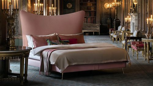 Двуспальная кровать - AMELIA 01 - Savoir Beds - классическая / обитая / с изголовьем