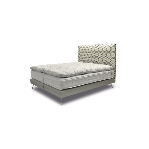 Двуспальная кровать - HARLECH 02 - Savoir Beds - современная / обитая / из шелка
