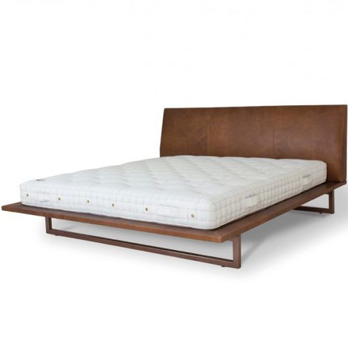 Двуспальная кровать - KLAUS 01 - Savoir Beds - современная / обитая / с изголовьем