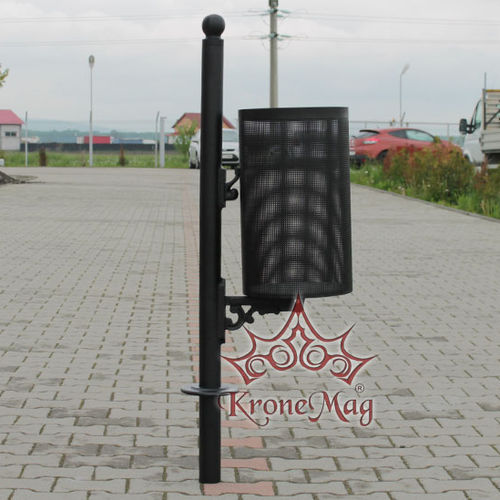 Мусорный контейнер из чугуна - URBAN 1.P.S - KRONEMAG MILLENIUM srl - для наружного применения / напольный / для общественных мест
