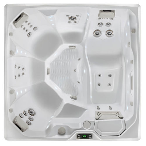 Каркасная спа-ванна - FLAIR™ - HotSpring® Spas - квадратная / 6 мест / из акрила
