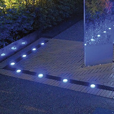 Напольный точечный светильник - LightPoint - ACO Building Drainage - LED / круглый / IP67