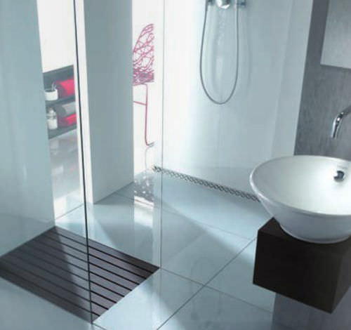 Сливной канал для душа из нержавеющей стали - SHOWER CHANNELS - ACO Building Drainage - современный