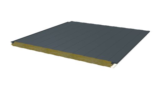 Сэндвич-панель для облицовки - JI VULCASTEEL WALL ALPHA LIN&Eacute;AIRE - Joris Ide - металлическая поверхность / прокладка из асбеста