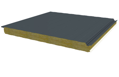 Сэндвич-панель для облицовки - JI VULCASTEEL WALL 1000FC LIN&Eacute;AIRE - Joris Ide - металлическая поверхность / прокладка из асбеста