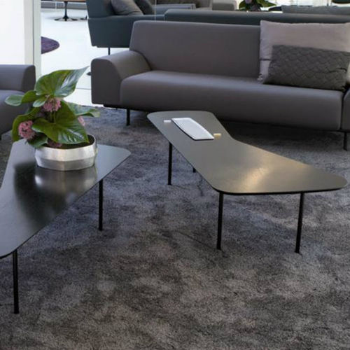Современный журнальный столик - Knoll international - из дуба / из орехового дерева / из фанерованной древесины