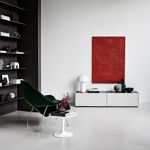 Современный буфет - Matic  - Knoll international - из натурального дуба / из мрамора / с выдвижными ящиками