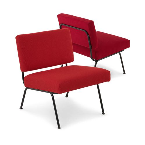 Современное кресло - 31 - Knoll international - из ткани / из полиуретана / из хрома