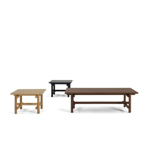 Современный журнальный столик - MUECKE - Knoll international - из цельной древесины / из натурального дуба / из орехового дерева