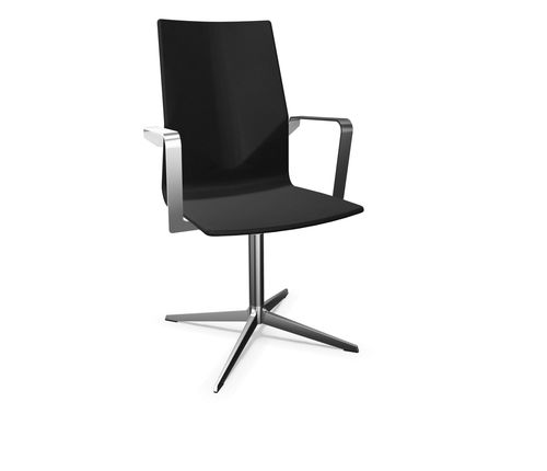 Современный стул для посетителей - FOURCAST&reg;2 XL / XL PLUS - Four Design - для интерьера / из кожи / обитый