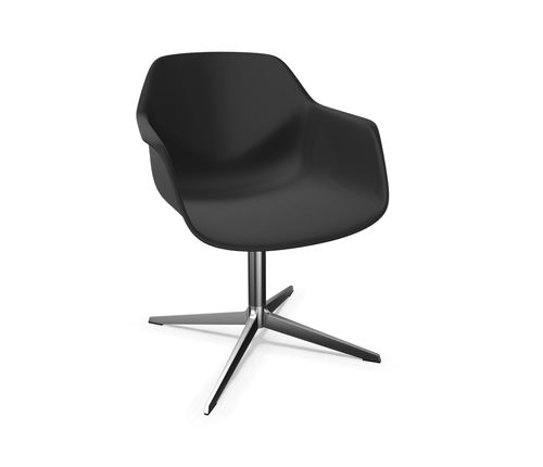 Современное кресло - FOURME&reg;LOUNGE - Four Design - из алюминия / из биокомпозита / серое