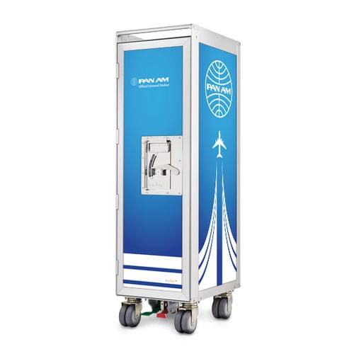 Служебная тележка - BORDBAR_NEW PAN AM TAKE-OFF - bordbar design GmbH - для профессионального использования / персонализированная / из анодированного алюминия