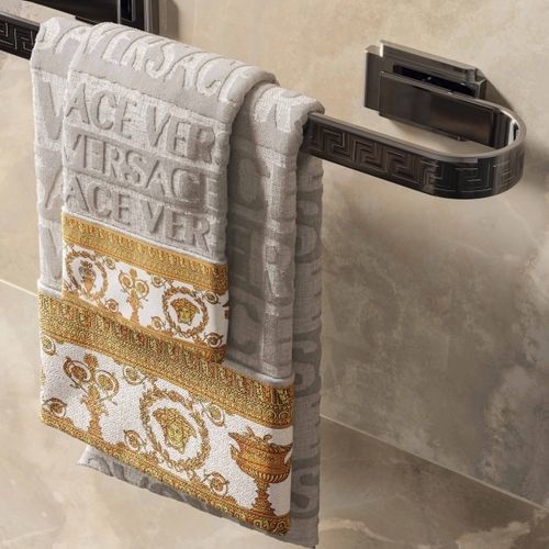 Вешалка для полотенец 1 держатель - 0014007 - Versace Ceramics - настенная / из металла