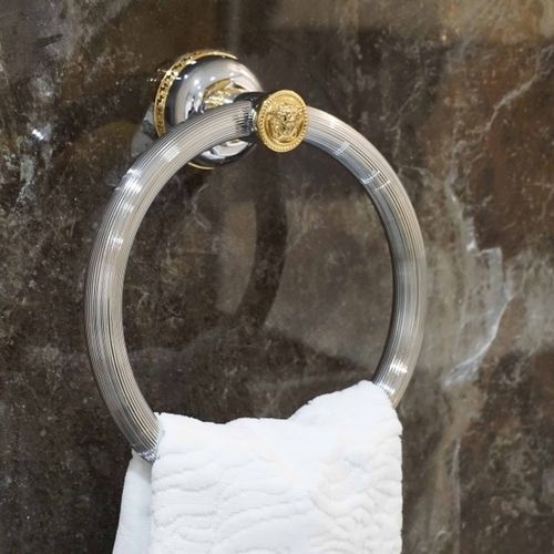 Кольцевая вешалка для полотенец - G6810046 - Versace Ceramics - настенная / из металла / из пластика