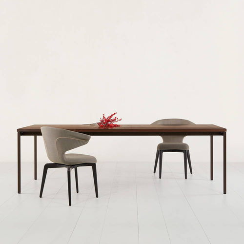 Современный обеденный стол - THESIS M - Atelier Alinea - из дуба / из американского ореха / с основанием из стали