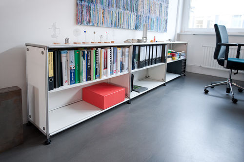 Современный стеллаж - PON OFFICE - burkhard Leitner - из ламината высокого давления / для офиса
