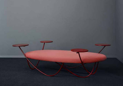 Современная банкетка - DUNE - OFFECCT - из ткани / для профессионального использования / с пюпитром