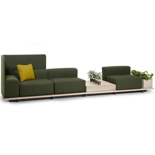 Модульный диван - MEET - OFFECCT - современный / из ткани / из кожи