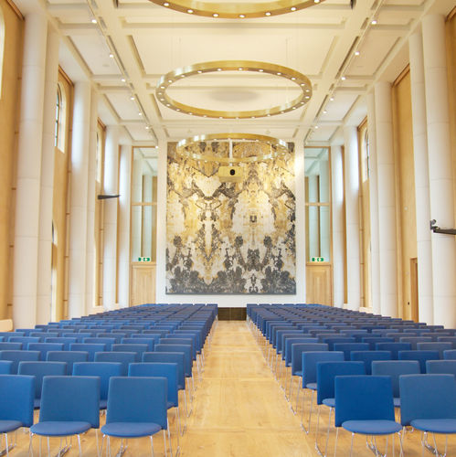 Стул для конференций из ткани - BERGEN - OFFECCT - из кожи / штабелируемый / для профессионального использования