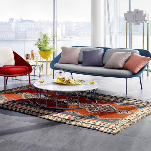 Современный журнальный столик - CIRCUS - OFFECCT - из МДФ / из металла / круглый