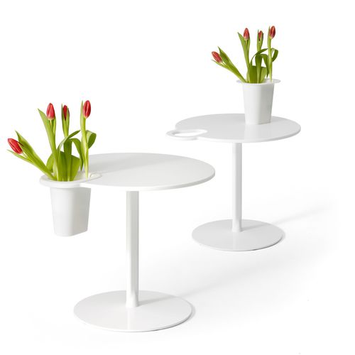 Современный стол - GRIP - OFFECCT - из Corian® / круглый / для профессионального использования