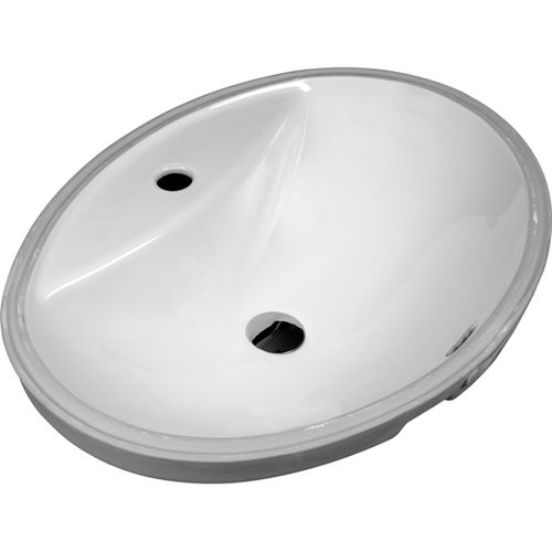 Раковина под рабочей поверхностью - VSP-U10W - Pfister - из фарфора / овальная / современная