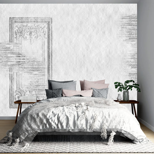 Классический обои - HIER - Arta WallDeco - панорамный / имитация камня / серый