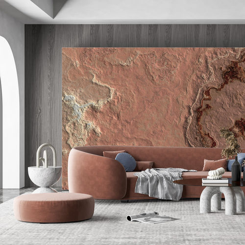 Современный обои - Terracotta minéral - Arta WallDeco - природный мотив / панорамный / с размерным эффектом