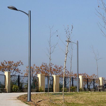 Подставка для городского светильника из алюминия - BRA-85 - ROS Iluminación