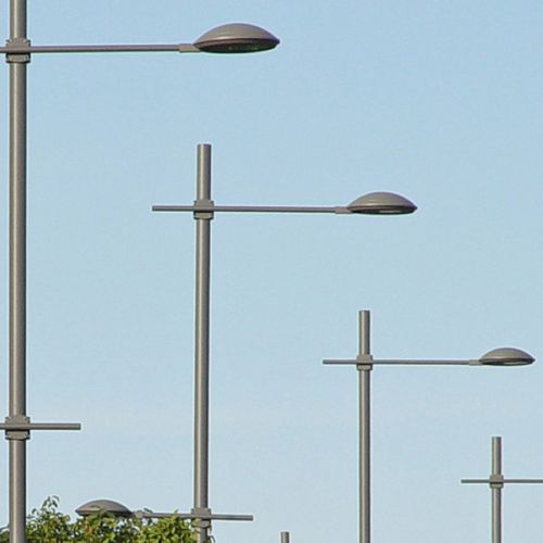 Подставка для городского светильника из алюминия - BRA-1600 - ROS Iluminación