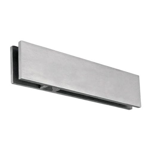 Стеклянный захват из стали - FLAT - Trivel - из нержавеющей стали / из стекла / для двери
