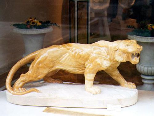Скульптура из натурального камня - TIGER - Leonardo Caminetti GmbH