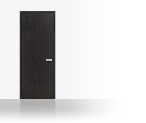 Дверь для интерьера - LINES : CUBE PURE OAK - Bod'or KTM - из фанерованной древесины / поворотная / заподлицо