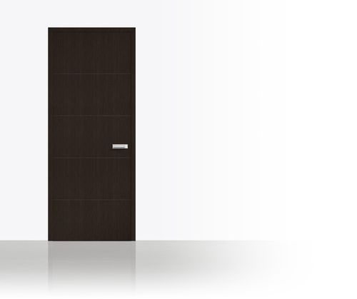 Дверь для интерьера - LINES : DESIGN PURE GEORGE - Bod'or KTM - из фанерованной древесины / раздвижная / поворотная