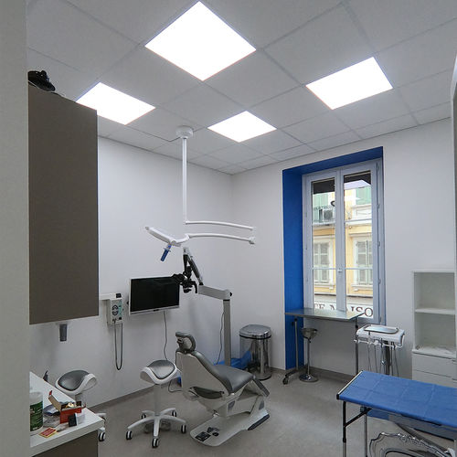 Подвесной светильник - CIRCADIAN - RESISTEX - встраиваемый в потолок / LED / квадратный