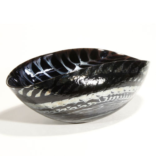 Чашка из муранского стекла - BLACK SILVER - Yalo Murano srl - для профессионального использования / ручной работы