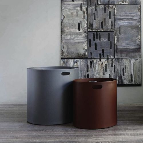 Садовый горшок из металла - RUSTY POT - ZEUS - круглый