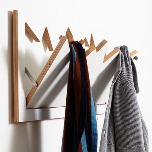 Настенная вешалка для верхней одежды - FLÄPPS GARDEROBE HILLHÄNG - AMBIVALENZ - современная / из дерева