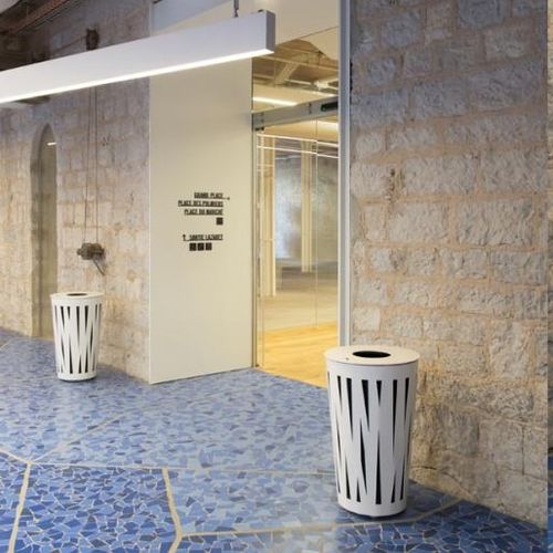 Пепельница из стали - EVOLUTION - univers & cité | mobilier urbain - из нержавеющей стали / для наружного применения / для общественных мест