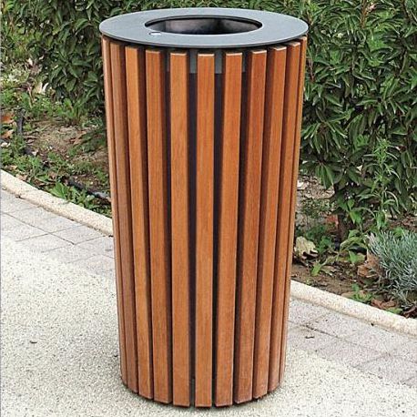 Пепельница на ножках - EXOTICA - univers & cité | mobilier urbain - из стали / из дерева / для улицы